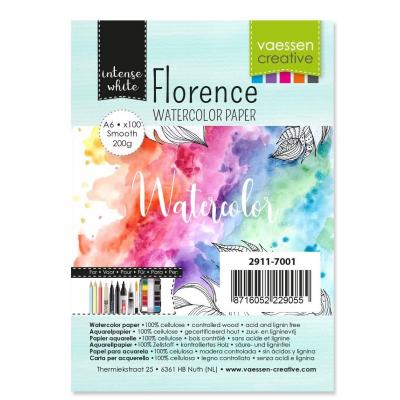 Vaessen Creative Florence - Aquarellpapier Smooth Intense White